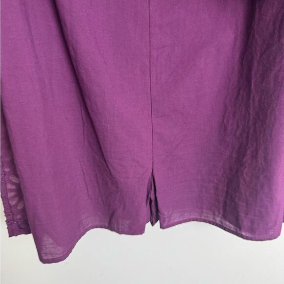 LILLY PULITZER | Aisha Cherry Ganache Purple Eyelet Lace Romper Women’s Size 4 - Picture 8 of 15